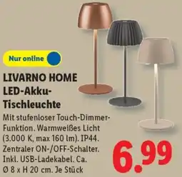 Lidl LIVARNO HOME LED-Akku Tischleuchte Angebot