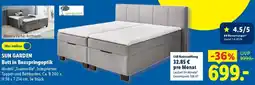 Lidl SUN GARDEN Bett in Boxspringoptik Angebot