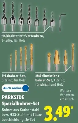 Lidl PARKSIDE Spezialbohrer-Set Angebot