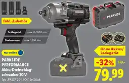 Lidl PARKSIDE PERFORMANCE Akku-Drehschlagschrauber 20 V Angebot