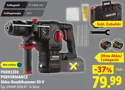 Lidl PARKSIDE PERFORMANCE Akku-Kombihammer 20 V Angebot