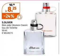 Müller S.OLIVER Men oder Women Classic Eau de Toilette Angebot