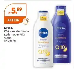 Müller NIVEA Q10 Hautstraffende Lotion oder Milk Angebot
