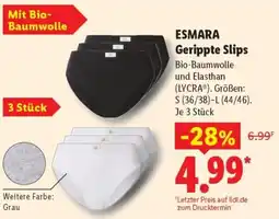 Lidl ESMARA Gerippte Slips Angebot