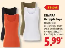 Lidl ESMARA Gerippte Tops Angebot