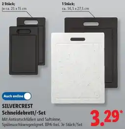 Lidl SILVERCREST Schneidebrett/-Set Angebot