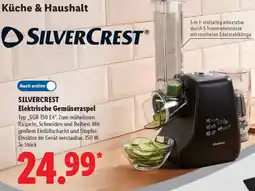 Lidl SILVERCREST Elektrische Gemüseraspel Angebot