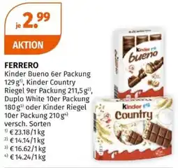 Müller FERRERO Kinder Bueno Angebot