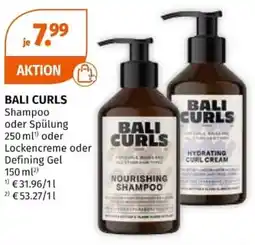 Müller BALI CURLS Shampoo oder Spülung, Lockencreme oder Defining Gel Angebot