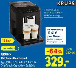 Lidl KRUPS Kaffeevollautomat Angebot