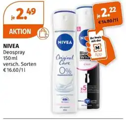 Müller NIVEA Deospray Angebot
