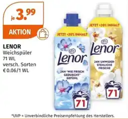 Müller LENOR Weichspüler Angebot