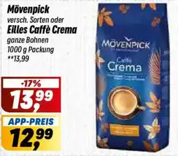 Simmel Mövenpick oder Eilles Caffè Crema Angebot