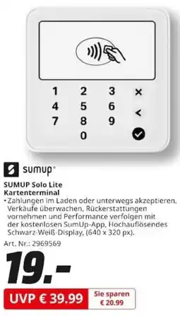 MediaMarkt SUMUP Solo Lite Kartenterminal Angebot