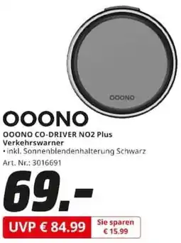 MediaMarkt OOONO CO-DRIVER NO2 Plus Verkehrswarner Angebot
