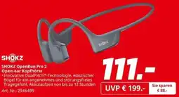 MediaMarkt SHOKZ OpenRun Pro 2 Open-ear Kopfhörer Angebot