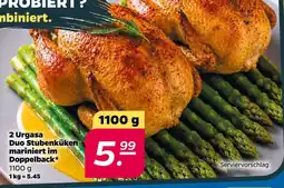 NETTO Urgasa duo stubenküken mariniert im doppelback Angebot
