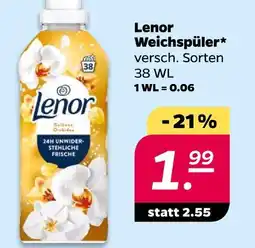 NETTO Lenor weichspüler Angebot