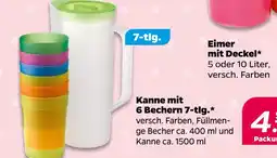 NETTO Kanne mit 6 bechern Angebot
