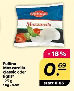 NETTO Fellino mozzarella classic Angebot