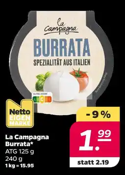 NETTO La campagna burrata Angebot