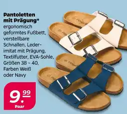 NETTO Pantoletten mit prägung Angebot