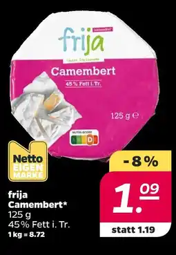 NETTO Frija camembert Angebot