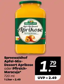 NETTO Spreewaldhof apfel-mix-dessert aprikose Angebot