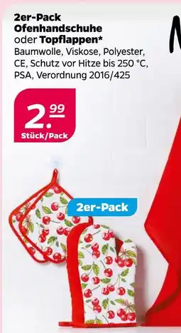 NETTO Ofenhandschuhe oder topflappen Angebot