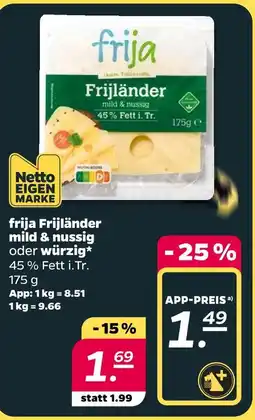 NETTO Frija frijländer Angebot