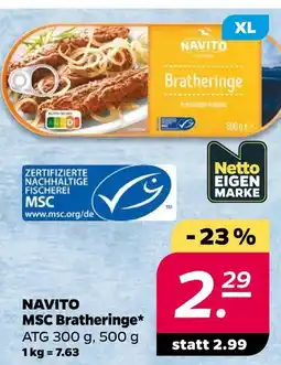 NETTO Navito msc bratheringe Angebot