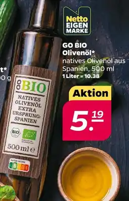 NETTO Netto eigenmarke go bio olivenöl Angebot