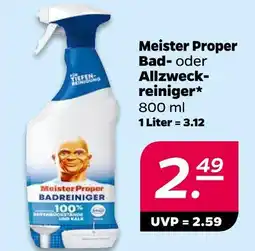 NETTO Meister proper bad- oder allzweckreiniger Angebot