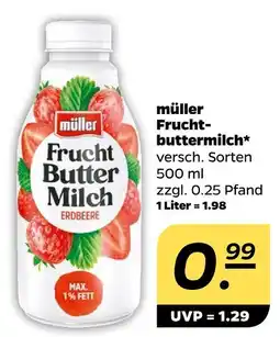 NETTO Müller fruchtbuttermilch Angebot