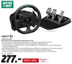MediaMarkt LOGITECH G923 Rennlenkrad und Pedalerie für Konsole und PC Angebot