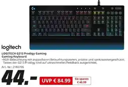 MediaMarkt LOGITECH G213 Prodigy Gaming Keyboard Angebot