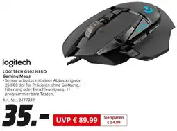 MediaMarkt LOGITECH G502 HERO Gaming Maus Angebot
