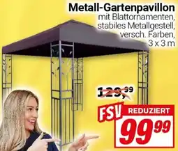 CENTERSHOP Metall-Gartenpavillon Angebot