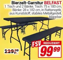 CENTERSHOP Bierzelt-Garnitur BELFAST Angebot