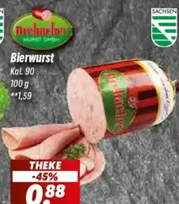Simmel Drebacher Bierwurst Angebot