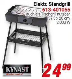 CENTERSHOP KYNAST Elektr. Standgrill 613-401055 Angebot