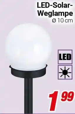 CENTERSHOP LED-Solar Weglampe Angebot