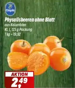 Simmel Chiquita Physalisbeeren ohne Blatt Angebot