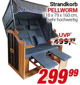 CENTERSHOP Strandkorb PELLWORM Angebot
