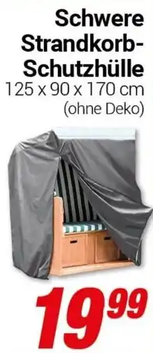 CENTERSHOP Schwere Strandkorb Schutzhülle Angebot