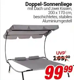 CENTERSHOP Doppel-Sonnenliege Angebot