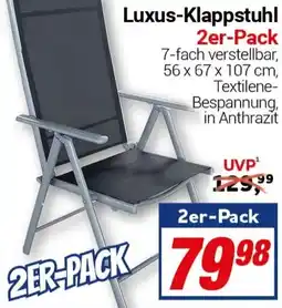 CENTERSHOP Luxus-Klappstuhl Angebot