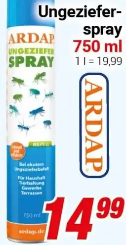 CENTERSHOP ARDAP Ungezieferspray Angebot