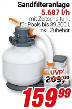 CENTERSHOP Sandfilteranlage Angebot