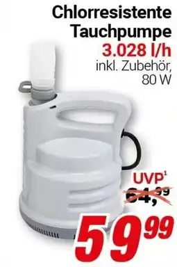 CENTERSHOP Chlorresistente Tauchpumpe Angebot